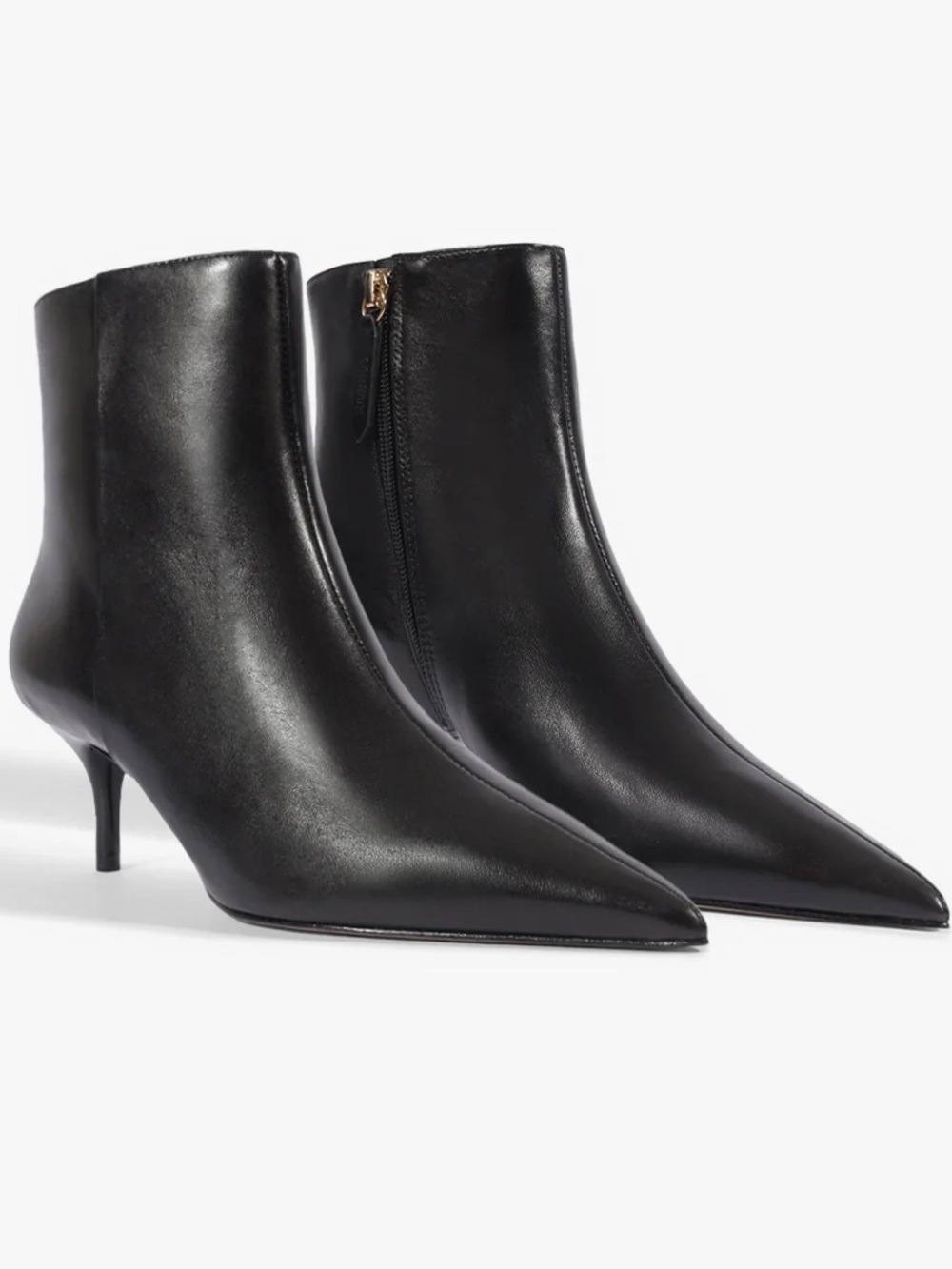 NEW Schutz Mikki Mid Bootie in Black Leather